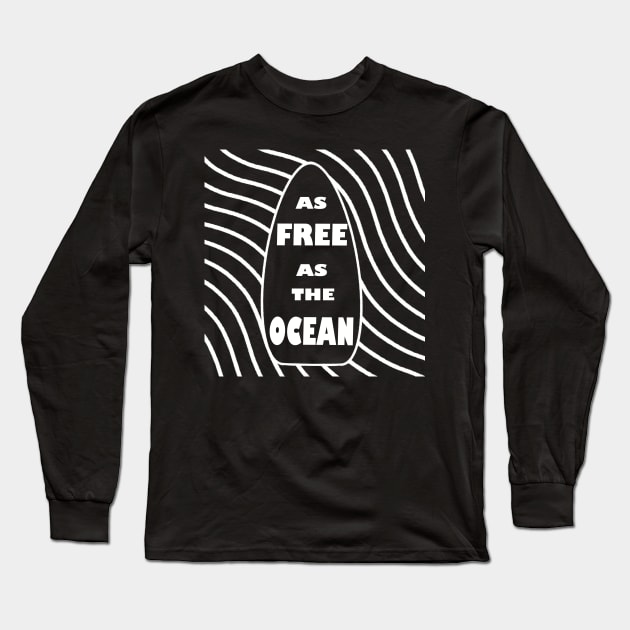 Gift idea for surfers Long Sleeve T-Shirt by Xatutik-Art